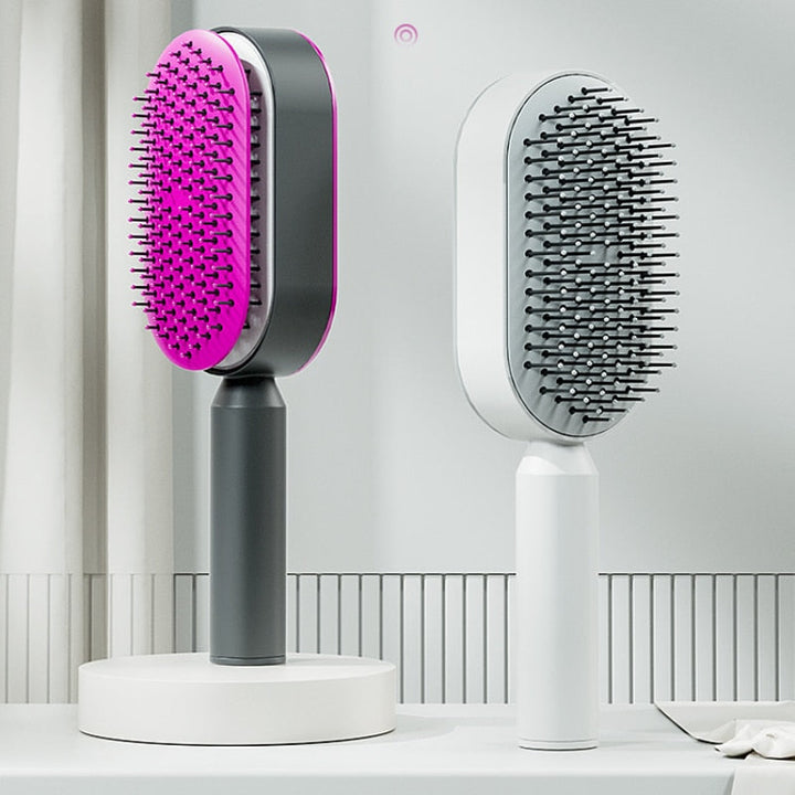 Self-Cleaning Anti-Static Hair Brush: Innovación en el Cuidado del Cabello