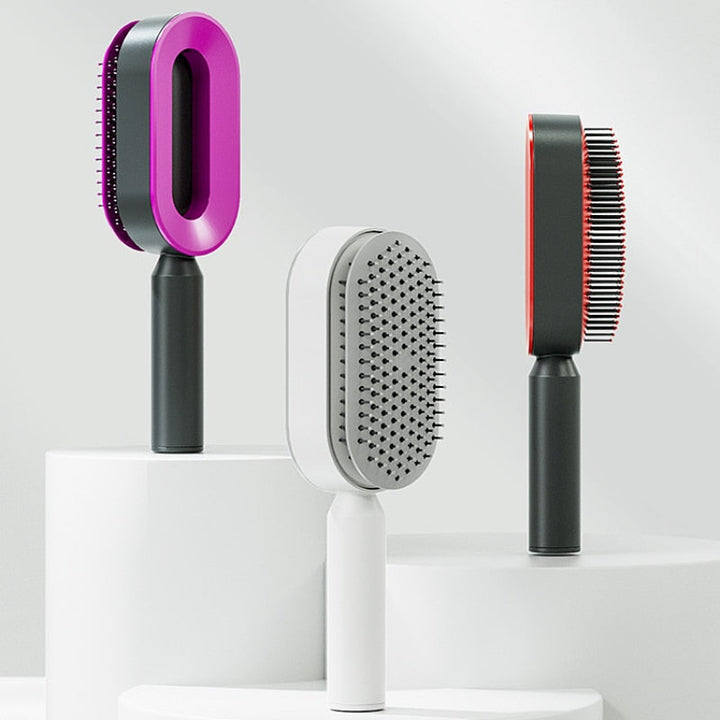 Self-Cleaning Anti-Static Hair Brush: Innovación en el Cuidado del Cabello